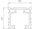 Направляющий трек Armadillo SLD.Scope 45/41/3000 track (3 м) 58075 1