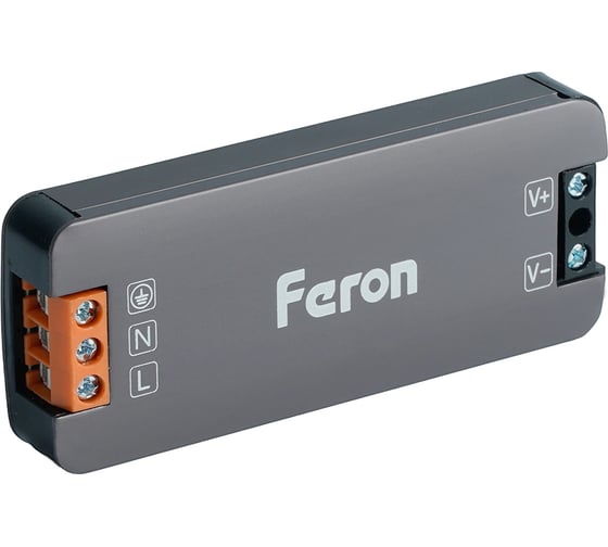 Трансформатор электронный для светодиодной ленты FERON 48W 24V 93х33.8х13мм IP20 (драйвер), LB010 , 53144