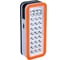 Фонарь-светильник ЕРМАК 24 + 6 ярк. LED, 3xD / шнур 220В, пластик, 24x10 см 198-084 1