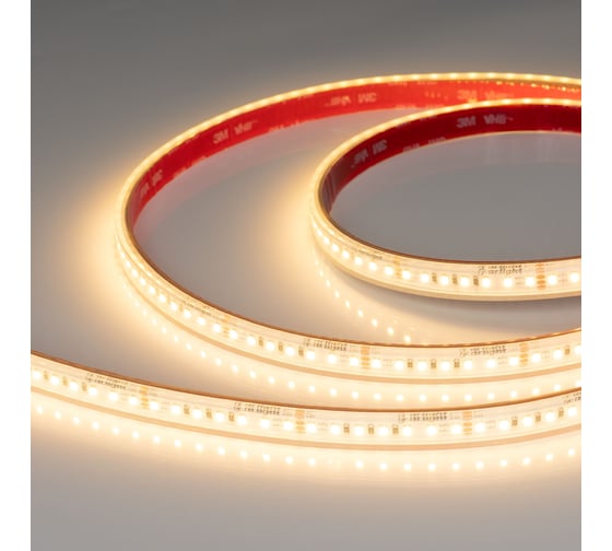 Светодиодная лента герметичная Arlight RTW-PS-A140-12mm 24V Warm2700, CRI>9 5м 063855