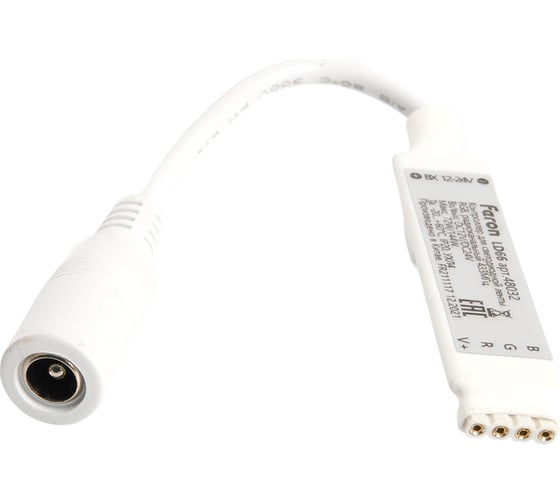Контроллер RGB mini для светодиодной ленты FERON с П/У, 12-24V, LD66 48032