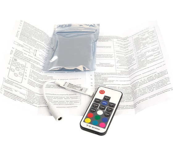 Контроллер RGB mini для светодиодной ленты FERON с П/У, 12-24V, LD66 48032