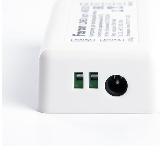 Контроллер RGB для светодиодной ленты FERON с П/У белый, 12-24V, LD63 48030