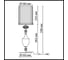Настольная лампа ODEON LIGHT E14 1*40W TERRA 5414/1TA 2