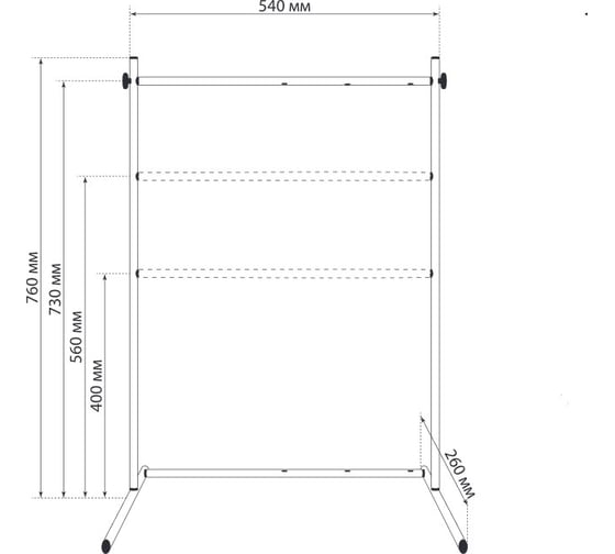 Подставка металлическая для фитоламп и фитосветильников STD-0003-076 GLANZEN КА-00008002