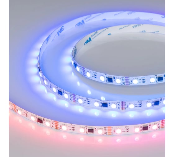 Светодиодная лента Arlight DMX-B60-10mm 12V RGB-PX3 5м 039174(1)