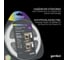 Светодиодная лента Geniled COB 5м 24В 14Вт/м 2700-6500К теплая дневная и холодная CCT MIX равномерная подсветка 608 led/m IP33 10мм 03665 14