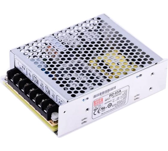 Двухканальный блок питания MEAN WELL RD-65A 66 Вт 5, 12 В 64478