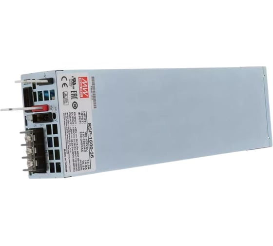 Мощные блоки питания MEAN WELL RSP-1600-36 1600 Вт 36 В, 12 В AUX, 5 В AUX для системы управляемого питания 3667611