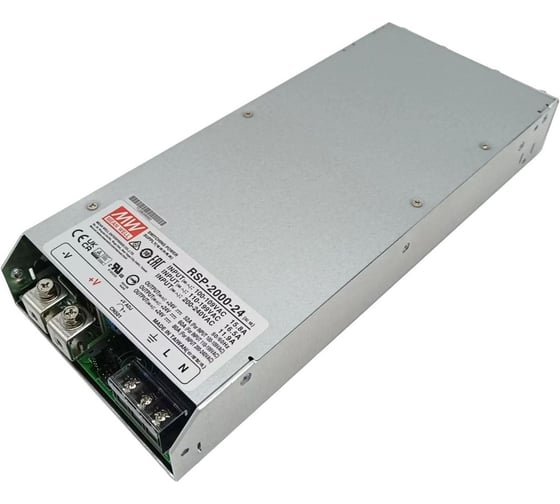Мощные блоки питания MEAN WELL RSP-2000-24 1920 Вт 24 В для системы управляемого питания 886348