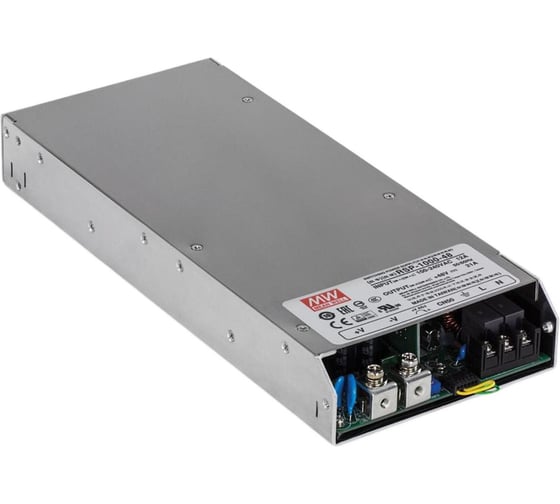 Мощный блок питания MEAN WELL RSP-1000-48 1000Вт 48В 21А программируемый, со встроенным вентилятором, конформным покрытием, дистанционным вкл./выкл., ККМ, комплексом защит 271350