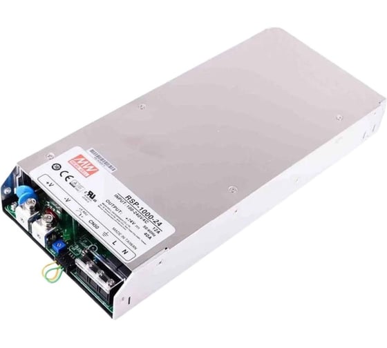 Мощные блоки питания MEAN WELL RSP-1000-24 960 Вт 24 В для системы управляемого питания 271348