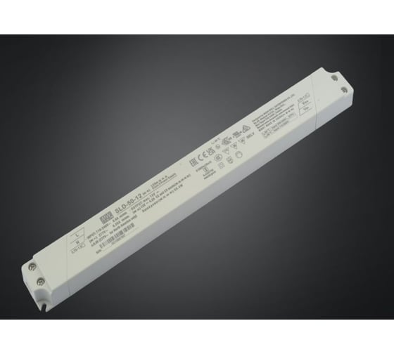 Линейный LED-драйвер MEAN WELL SLD-50-12 для светодиодных лент 50 Вт 12 В 4.2 А 3468611