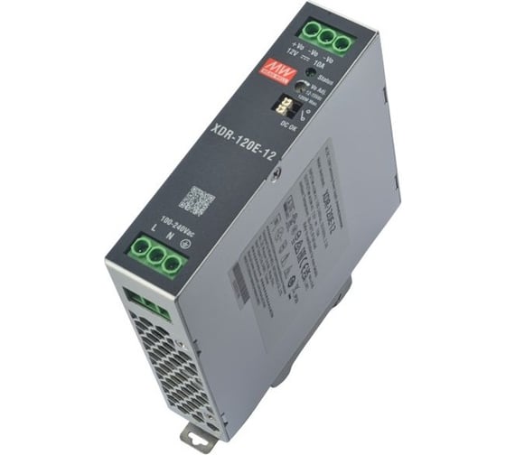 Блок питания на DIN-рейку MEAN WELL XDR-120E-12 120 Вт 12 В для экстремальных условий 7033159
