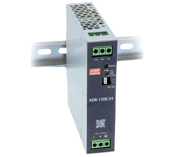 Блок питания на DIN-рейку MEAN WELL XDR-150E-24 156 Вт 24 В для экстремальных условий 7033164