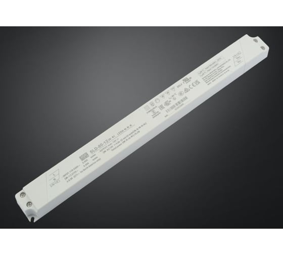 Линейный LED-драйвер MEAN WELL SLD-80-12 для светодиодных лент 80 Вт 12 В 6.6 А 3424512