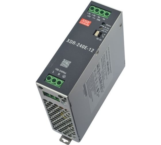 Блок питания на DIN-рейку MEAN WELL XDR-240E-12 240 Вт 12 В для экстремальных условий 7033167