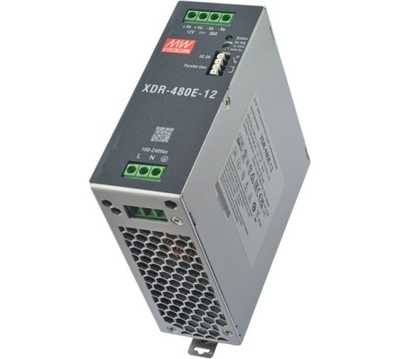 Блок питания на DIN-рейку MEAN WELL XDR-480E-12 360 Вт 12 В для экстремальных условий 7033171