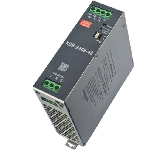 Блок питания на DIN-рейку MEAN WELL XDR-240E-48 240 Вт 48 В для экстремальных условий 7033170