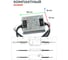 Светодиодный драйвер MEAN WELL XLG-75-H-A для наружной подсветки и мощных светильников, 75.6 Вт, 56 В со стабилизацией тока от 0.65 А до 2.1 А, встроенным потенциометром 3416214 5