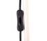 Торшер Camelion KD-435F C01 молочный, Е27, 40 Вт, металл+деревянный декор 15576 6