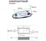 Светодиодный драйвер MEAN WELL HLG-185H-30A для наружного освещения IP65 185 Вт 130 В 3.1-6.2 А 602163 5