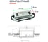 Светодиодный драйвер MEAN WELL ELG-150-C1050B-3Y 150Вт 143В 1А для наружного и внутреннего освещения, защита IP67, димминг 3 в 1, стабилизация CC, коррекция коэффициента 2574150 4