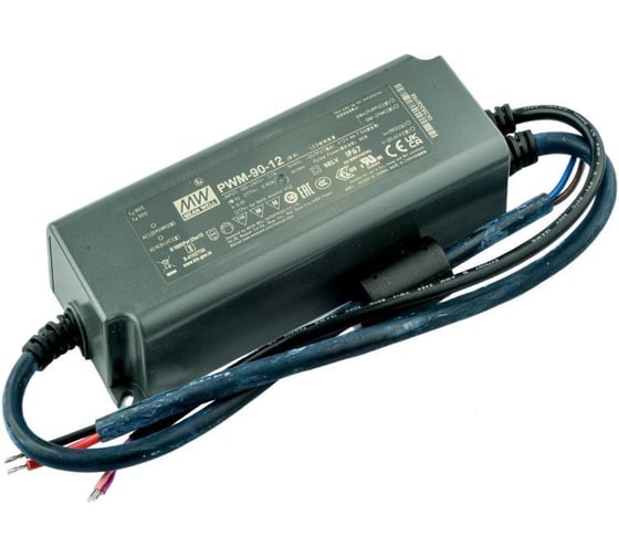 LED-драйвер для светодиодных лент с диммингом MEAN WELL PWM-90-12 90 Вт 12 В 7.5 А 1369703