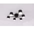 Люстра Schaffner 6xGX53/9W (55*55*13,5) Sedia 4835-6 BK 1