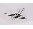 Люстра Schaffner Notte 4825-6+1 TL BK, LED 95W+18W (80*80*9,5) IR Notte 4825-6+1 TL BK IR 1