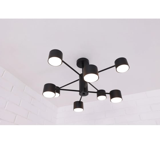 Люстра Schaffner 8xGX53/9W (65*65*30) Elsitio 4840-8 BK