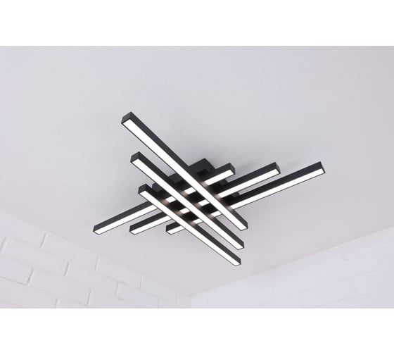 Люстра Schaffner Notte 4825-6 BK, LED 95W (80*80*9,5) IR Notte 4825-6 BK IR