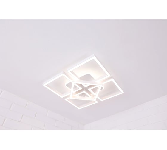 Люстра Schaffner Dio 4820-5+1 TL WH, LED 93W + 17W (50*50*9,5) IR Dio 4820-5+1 TL WH IR