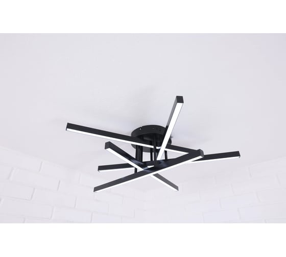 Люстра Schaffner Velado 4830-5 BK, LED 72W (66,5*66,5*19,5) IR Velado 4830-5 BK IR