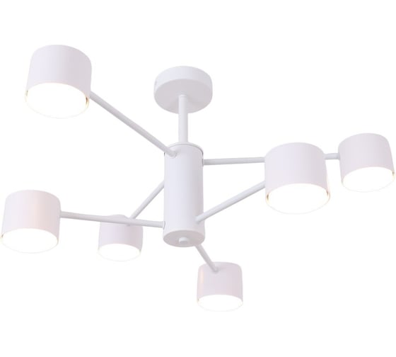 Люстра Schaffner 6xGX53/9W (65*65*30) Elsitio 4840-6 WH