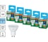 Набор ламп OSRAM 5 шт LED Value GU10 PAR16 прозрачный 5Вт 500Лм замена 50Вт 6500K 4610590510993 1