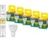 Набор ламп OSRAM 5 шт LED Value GU10 PAR16 прозрачный 10Вт 1000Лм замена 100Вт 2700K 4610590511037 1