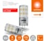 Набор ламп OSRAM 10 шт низкого напряжения 12V LED Value G4 PIN 4Вт 460Лм замена 40Вт 4000K 4610590511587 2
