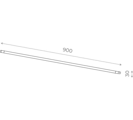 Модуль токоподводящий ST Luce Черный ST1653.429.00
