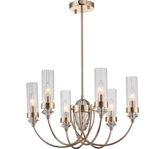 Люстра подвесная ST Luce Золото/прозрачный E14*6 40W SL1402.203.06