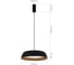 Светильник подвесной Evoluce Черный, Древесный/белая LED 1*30W 4000K SLE1812-403-01 2
