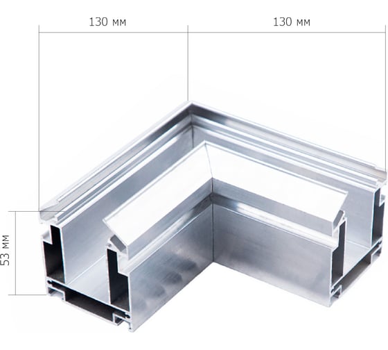Угловой соединитель ST LUCE для ST003.129.04 (Standart 48) ST Luce ST003.199.04