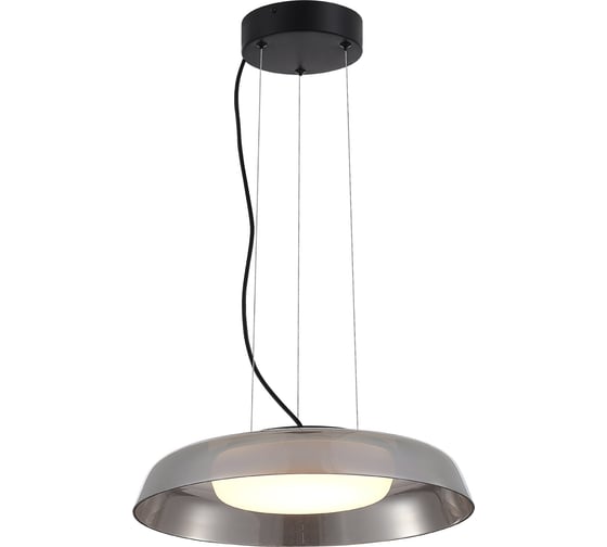 Светильник подвесной ST Luce Черный/Дымчатый, белый LED 1*36W 3000K SL6019.413.01