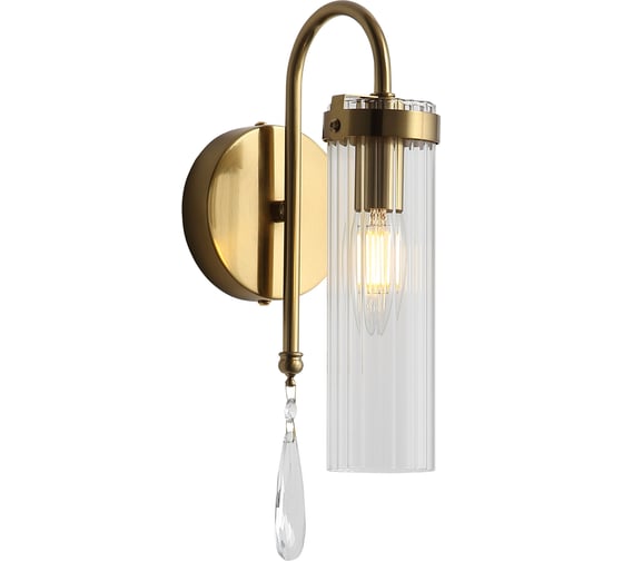 Светильник настенный ST Luce Латунь/прозрачный E14*1 40W SL1401.301.01