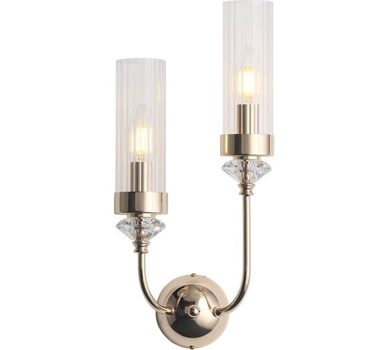 Светильник настенный ST Luce Золото/прозрачный E14*2 40W SL1402.201.02