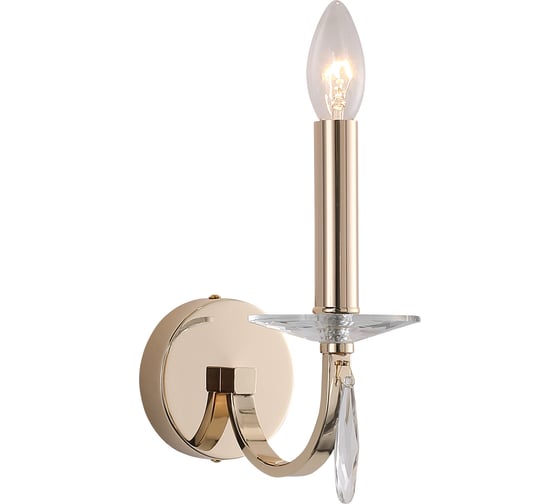 Светильник настенный ST Luce Латунь/прозрачный E14*1 40W SL1405.201.01