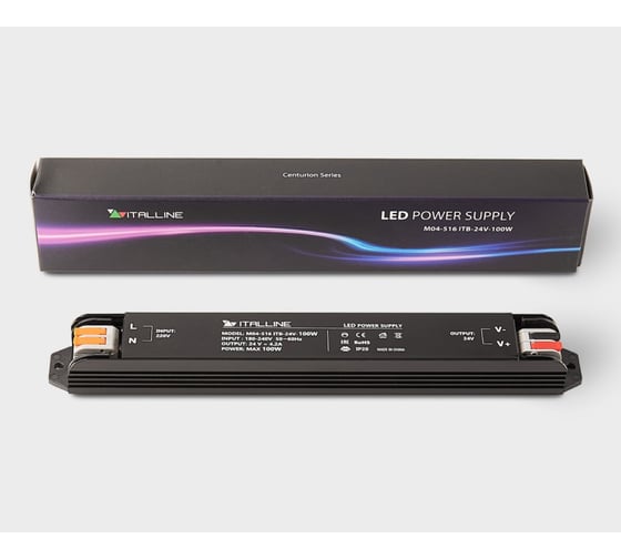 Блок питания для светодиодной ленты Italline M04-516 ITB-24V-100W ITLN_M04-516_ITB-24V-100W