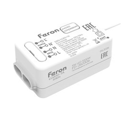 Контроллер для управления осветительным оборудованием FERON LD200-TA 50834