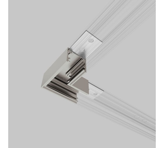 Коннектор угловой Elektrostandard Line Magnetic для накладного шинопровода 85224/00 никель a072709