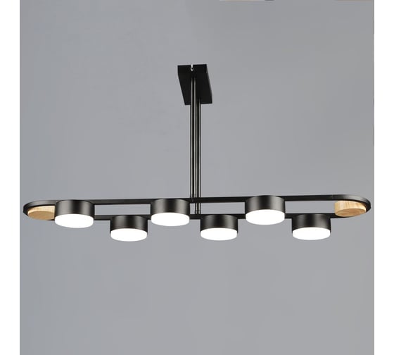 Потолочная люстра ReLuce 02760-0.3-06 BK+WOOD GX53